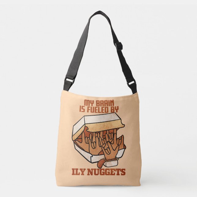 Bolsa Ajustável Adoramos Nuggets - Amor sem Fim - Obsessão ASL ILY (Frente)
