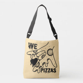 Bolsa Ajustável Adoramos pizza - Pizza Love - ASL ILY Obsession De