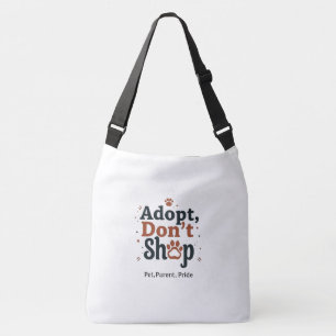 Bolsa Ajustável Adote, Não Compre – Orgulho dos Pais de Animais de