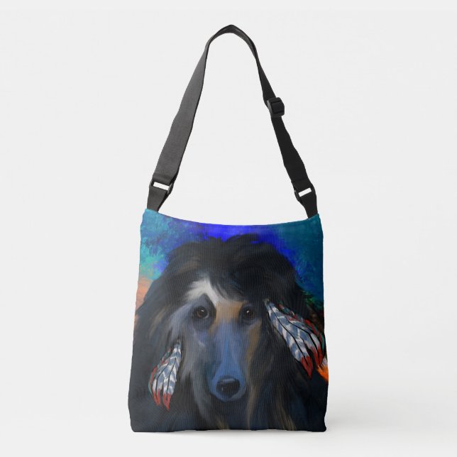 Bolsa Ajustável  Afghan Hound    (Frente)