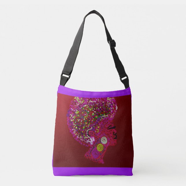 Bolsa Ajustável AfroFloral (Frente)