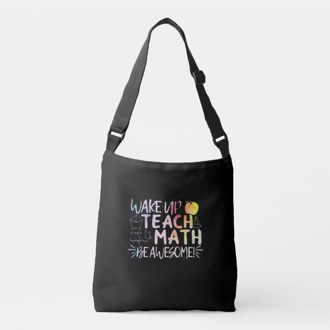 Bolsa Ajustável Agradecimento ao Professor de Matemática - Seja In (Frente)