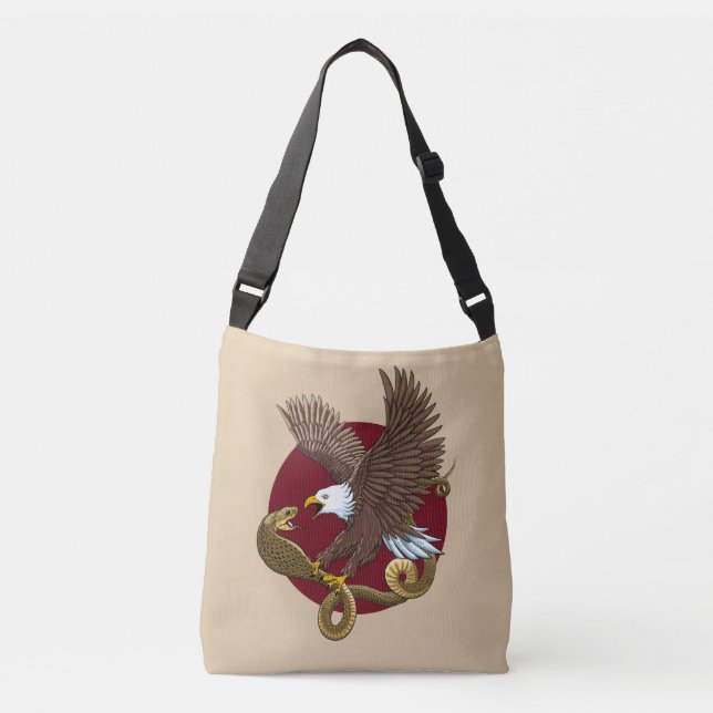 Bolsa Ajustável Águia e Cobra (Frente)
