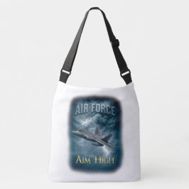 Bolsa Ajustável Air Force Aim High Shoulder Bag