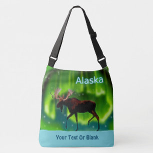 Bolsa Ajustável Alces da aurora boreal - Alaska