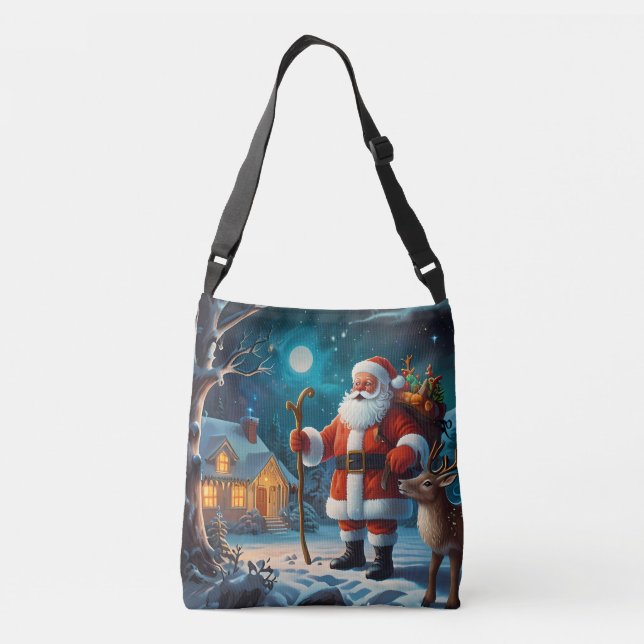 Bolsa Ajustável Alegria das Temporadas de Natal Clássicas (Verso)