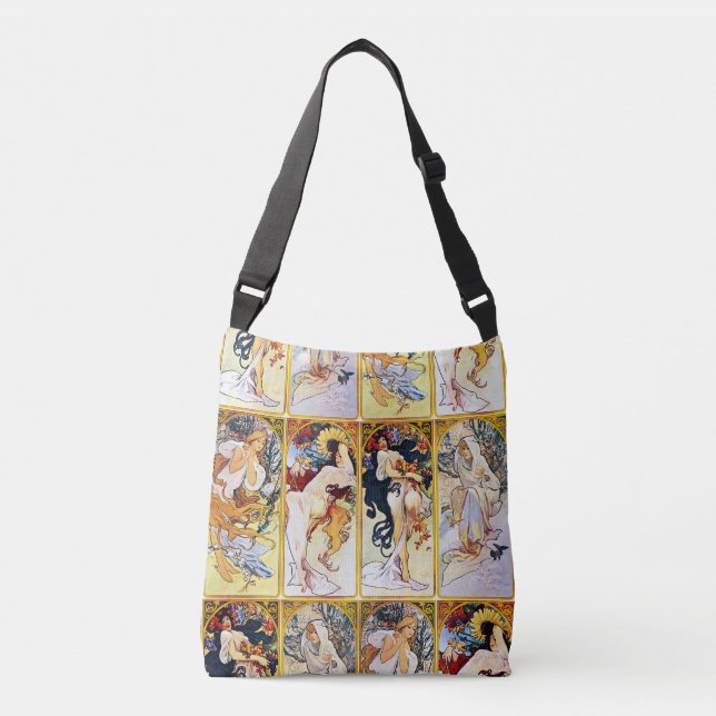 Bolsa Ajustável Alfons Mucha 1895 as quatro estações (Frente)
