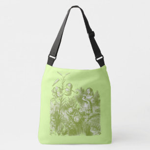 Bolsa Ajustável Alice no país das maravilhas e flores