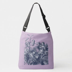 Bolsa Ajustável Alice no País das Maravilhas & Flores