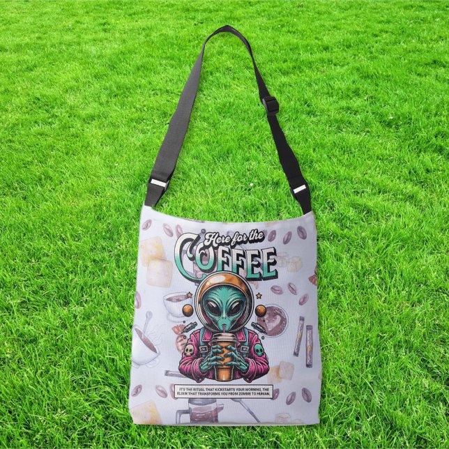 Bolsa Ajustável Alienígena aqui pelo café (Criador carregado)