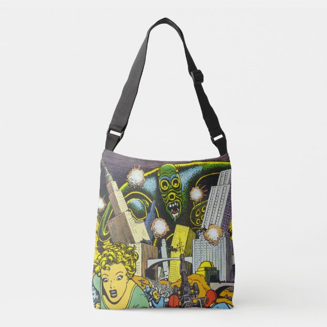 Bolsa Ajustável "Alienígena Wreaking Havoc" (Frente)