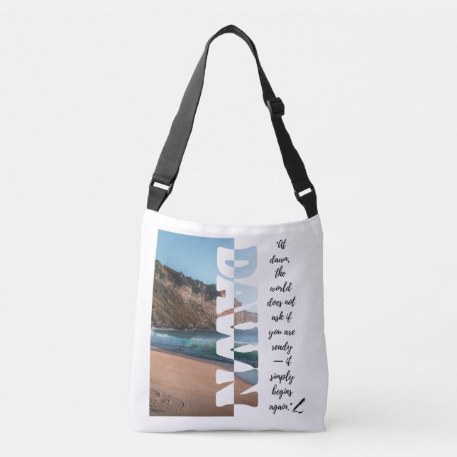 Bolsa Ajustável Amanhecer - Simplesmente Comece Novamente (Frente)