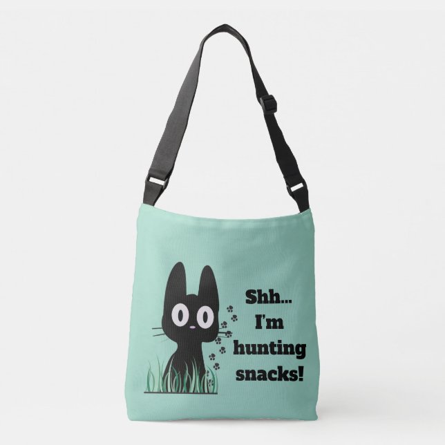 Bolsa Ajustável Amantes de Gatos Divertidos (Frente)