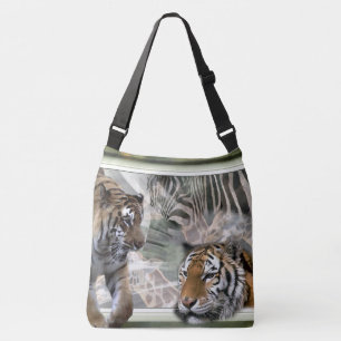 Bolsa Ajustável Amantes de Zebra da Girafa Tigre