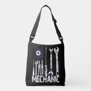 Bolsa Ajustável Amantes Mecânicas  Mechanic USA Flag