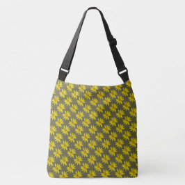 Bolsa Ajustável Amarelo floral botânico doce em alguma cor