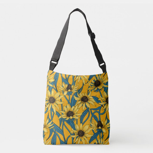 Bolsa Ajustável Amarelo Rudbekia em amarelo (Frente)