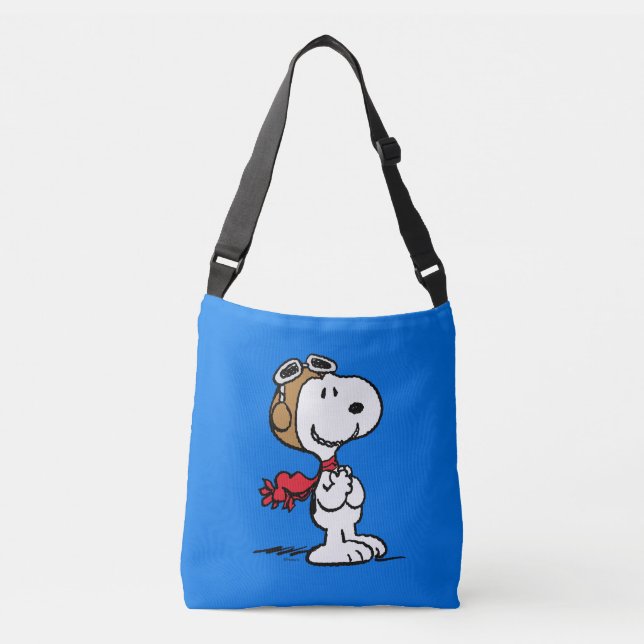 Bolsa Ajustável Amendoins | Snoopy O Áce Voador (Frente)