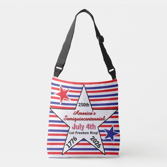 Bolsa Ajustável América 250º Semiquincentenário Liberdade (Frente)