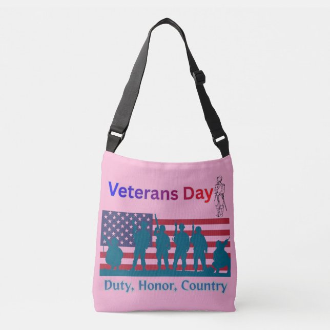 Bolsa Ajustável American veterans pink (Frente)
