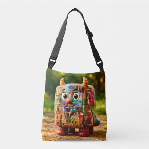 Bolsa Ajustável Amigos Estranhos – Poster do Monstro Cubo Remendad