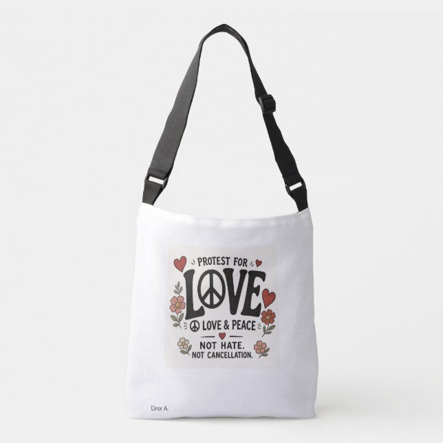 Bolsa Ajustável Amor e paz (Frente)