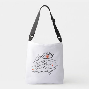 Bolsa Ajustável Amor nos Olhos: Vintage Beleza Romântica.