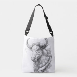 Bolsa Ajustável Ancient Greek Mythology Minotaur Labyrinth Noteboo