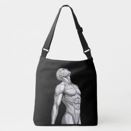 Bolsa Ajustável Android Anatomy: Cyborg Futuristic Crossbody Bag