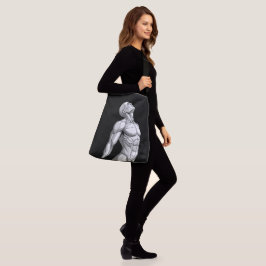 Bolsa Ajustável Android Anatomy: Cyborg Futuristic Crossbody Bag