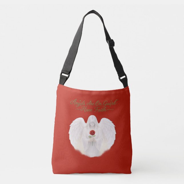 Bolsa Ajustável AngelicFaith CoraçãoDourado (Frente)