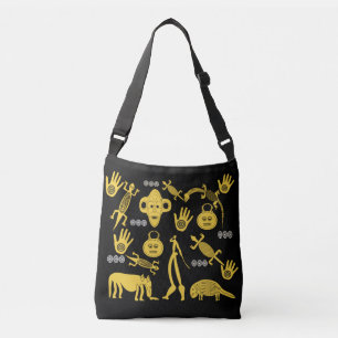 Bolsa Ajustável Animais abstratos e motivos africanos
