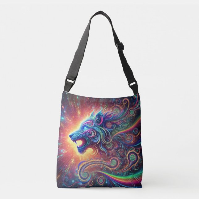 Bolsa Ajustável Animal Psicodélico - Espírito Galáctico (Frente)