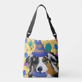 BOLSA AJUSTÁVEL ANIVERSÁRIO AUSTRALIAN SHEPHERD