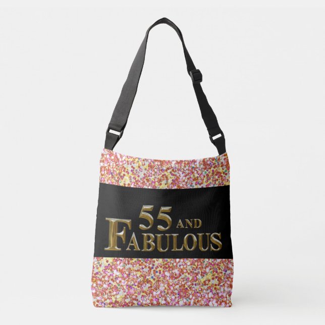 Bolsa Ajustável Aniversário de 55 anos (Frente)