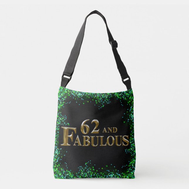 Bolsa Ajustável Aniversário de 62 anos (Frente)