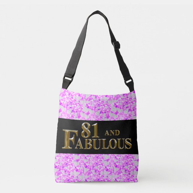Bolsa Ajustável Aniversário de 81 anos (Frente)