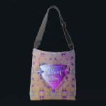 Bolsa Ajustável Aniversário de Casamento do 6 Ametist Rosa<br><div class="desc">Eu adoro estas cores e queria ver uma coleção para cada sala da casa,  e acessórios de bolsas para botar! E para o seu aniversário de casamento de 6!!Você também pode encontrar este design para o quarto e o banho no meu compro Zazzle!</div>