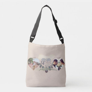 Bolsa Ajustável Aniversário do Casamento de 14 Ivory 