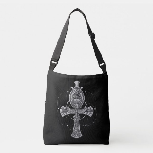 Bolsa Ajustável Ankh Cross Eye de Horus Símbolo Egípcio Antigo (Frente)