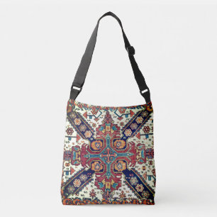 Bolsa Ajustável Antiguidade Zeykhur Oriental Rug Design Crossbody