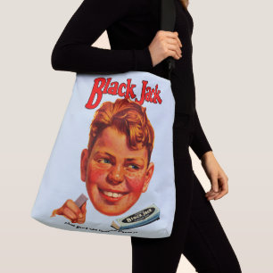Bolsa Ajustável Anúncio de 1920 da goma de mascar Black Jack