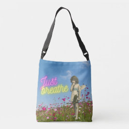 Bolsa Ajustável Apenas Respire a Vintage Angel Altered Art