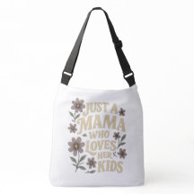 Apenas uma Mamãe que Ama seus Filhos Floral Retrô