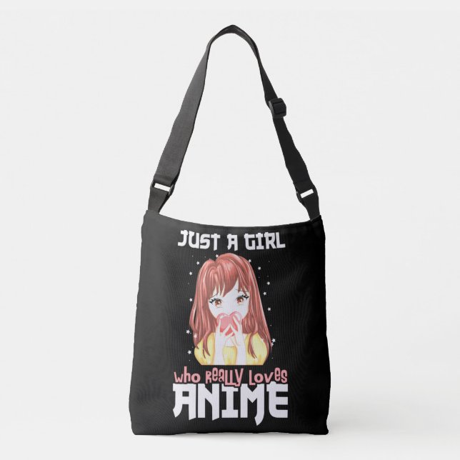 Bolsa Ajustável Apenas Uma Menina Que Ama Mesmo Anime (Frente)