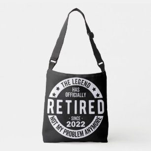 Bolsa Ajustável aposentadoria divertida, aposentada, bombeiro apos