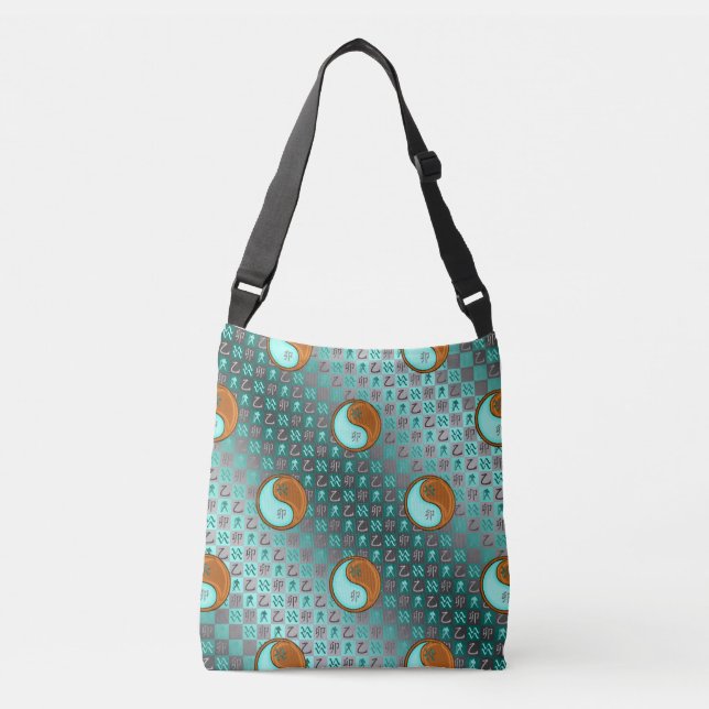 Bolsa Ajustável Aquário & Coelho de Madeira (Frente)