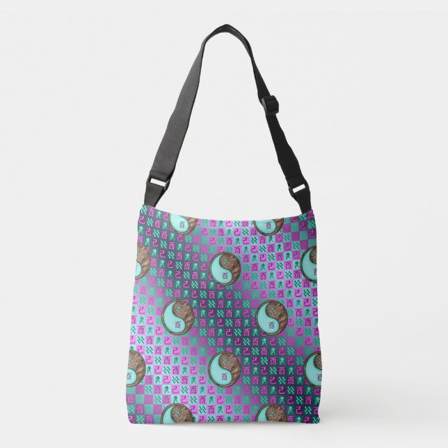 Bolsa Ajustável Aquário & Galo da Terra (Frente)
