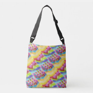 Bolsa Ajustável arco-íris colorido por todo o doce doce brilhante