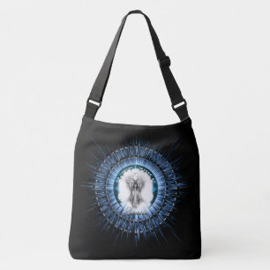 Bolsa Ajustável Arsencia Arte Fractal Eetética Prateada Leve